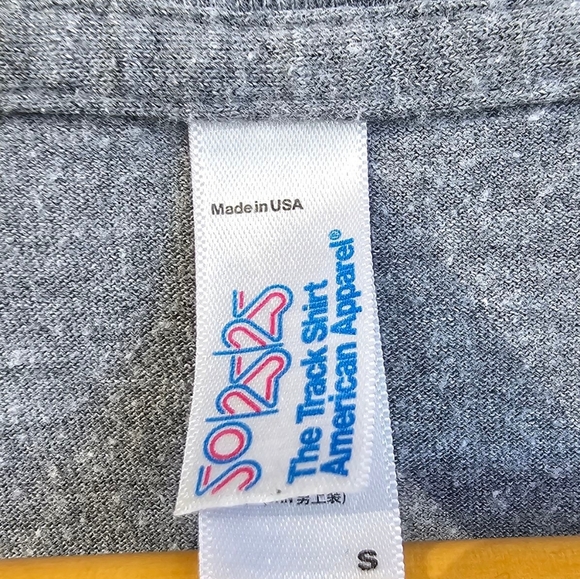 American Apparel - Slim Cut 'Happy Holidays' Fun Festive T-Shirt - Picture 3 of 5